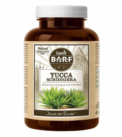Canvit BARF Yucca Schidigera na trávenie, zdravú pečeň, obličky a pankreas