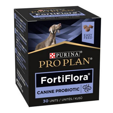 Purina VD Canine Fortiflora žuvacie probiotické tablety, 30 ks