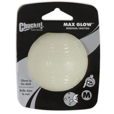 Svietiaca lopta ChuckIt!  Glow Medium - stredná, 6,5 cm