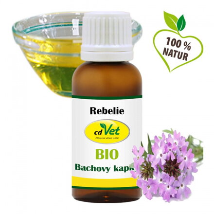 cdVet Bio Bachove kvety - Rebélia, 20 ml