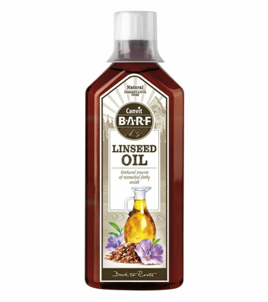 Canvit BARF ľanový olej, 500 ml