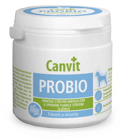 Canvit PROBIO - obnova črevnej mikroflóry, podpora imunity, 100 g