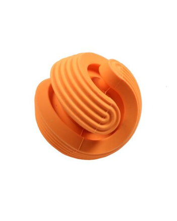 EBI+ Crack me up - lopta na lízanie s dávkovačom, oranžová 8,5 cm