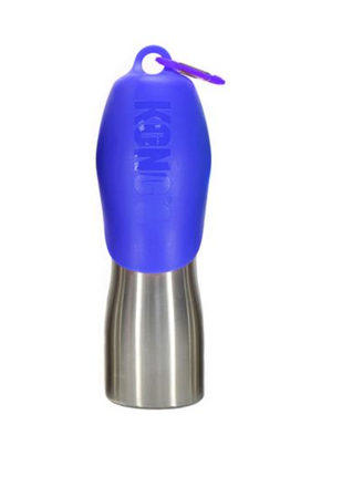 Nerezová fľaša na vodu pre psov KONG H2O, modrá