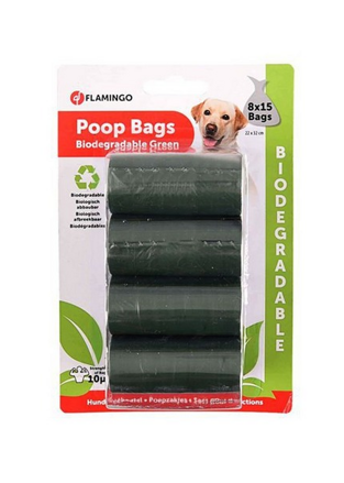 BIO vrecká na exkrementy KARLIE POOP BAGS BIO GREEN , 60 ks