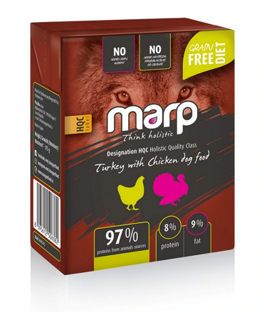 Výhodné balenie Marp Holistic Tetrapak morka s kuraťom, 6 x 375 g