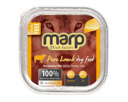 Výhodné balenie vaničiek Marp holistic - Pure Lamb (jahňacie), 6 x 100g