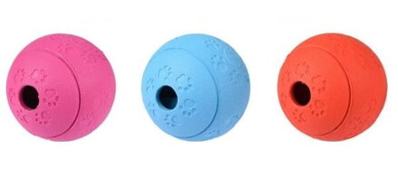 Lopta na pochúťky Rubber Rhea Treat Ball - hračka pre psa, 11 cm