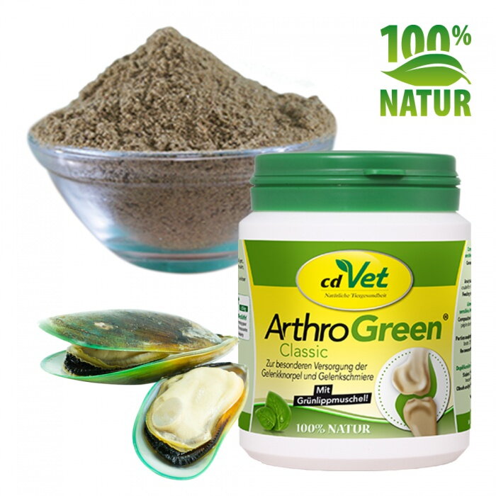 cdVet Kĺbna výživa z mušle a bylín ArthroGreen Classic, 345 g cdVet Kĺbna výživa z mušle a bylín ArthroGreen Classic, 345 g