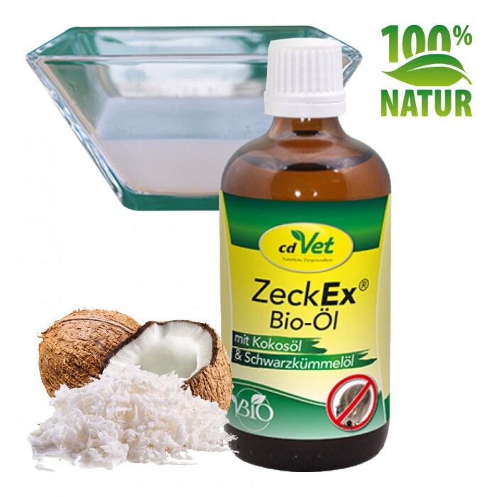 Zmes bio olejov proti parazitom cdVet ZeckEx, 100 ml Zmes bio olejov proti parazitom cdVet ZeckEx, 100 ml