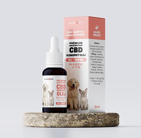 CBD konopný olej 5% do 11 kg CBD konopný olej 5% do 11 kg