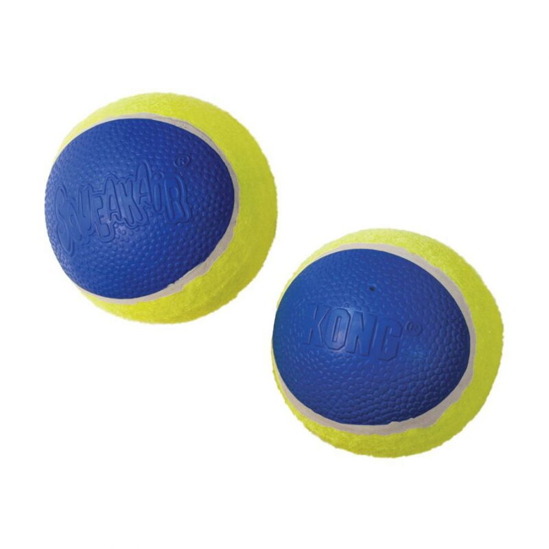 KONG Ultra SqueakAir ball M (priemer 6 cm), 3ks 