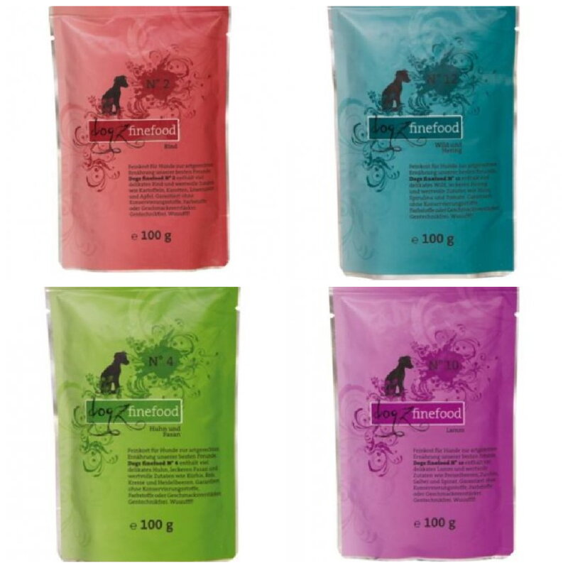 Ochutnávkový výber mäsových kapsičiek DOGZ FINEFOOD 6 x 100 g Ochutnávkový výber mäsových kapsičiek DOGZ FINEFOOD 6 x 100 g