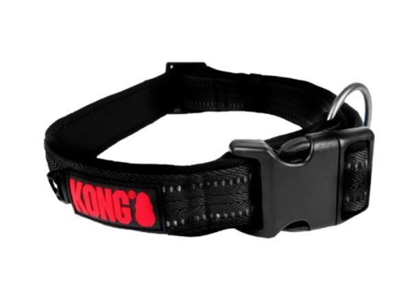 Nylonový obojok KONG REFLEX, čierny Nylonový obojok KONG REFLEX, čierny