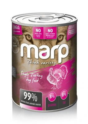 Výhodné balenie konzerv Marp Variety Single Protein - Morka, 6 x 400 g