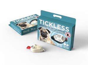 TickLess Ultrazvukový repelent pre psov, béžový