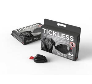 TickLess Ultrazvukový repelent pre psov, čierny