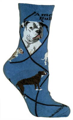 Ponožky americký buldog (AMERICAN BULLDOG), modré