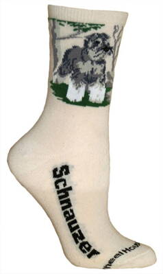Ponožky bradáč (SCHNAUZER), krémové
